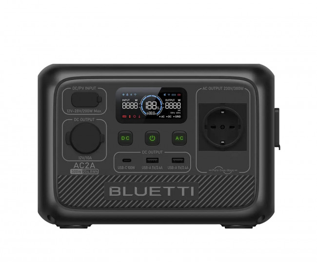 Портативна зарядна станція BLUETTI AC2A Portable Power Station | 300W 204Wh